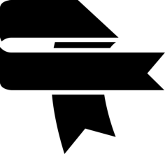 Ribbon Black Shape Silhouette Svg Vector, Free Vectors File